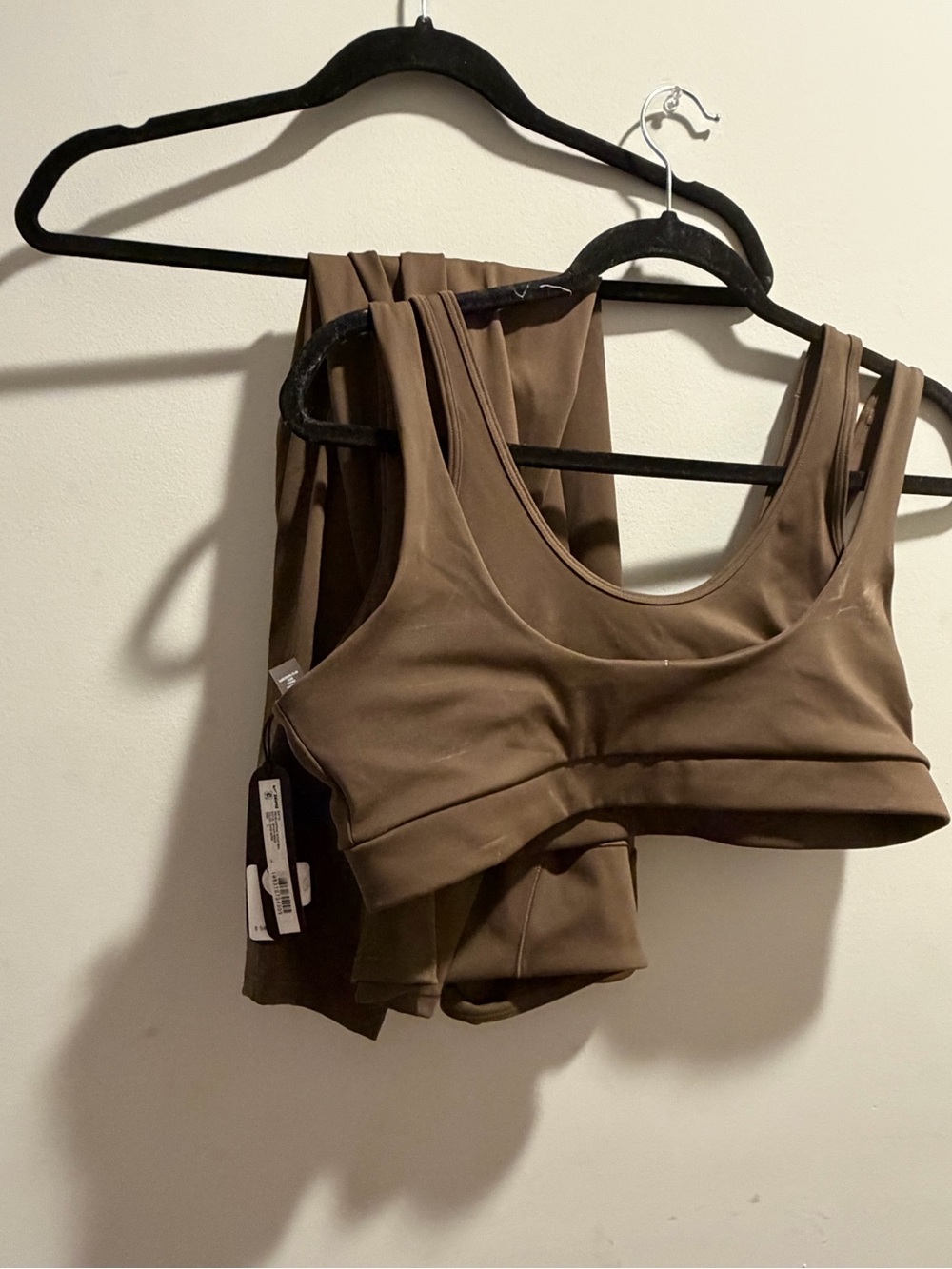 Nike X SKIMS Seamless Scoop Sports Bra and Leggings Set - Brown